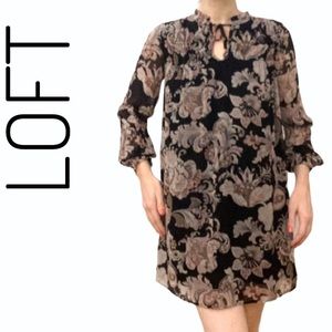 LOFT Dress Women’s Petite XXSP Floral NWT
